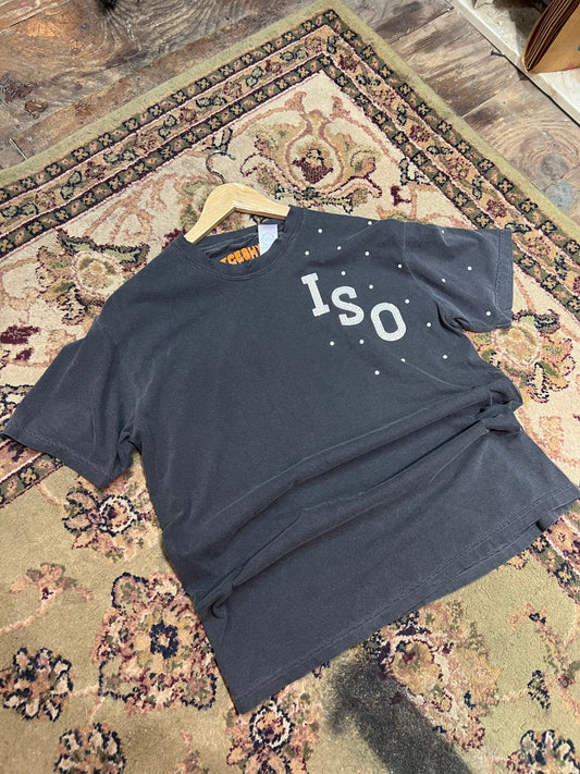 PREMIUM “BLACK” TEE FEATURING RHINESTONES & PEARLS
