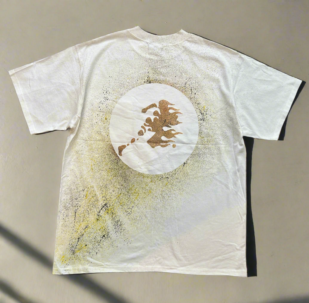 1/1 MOONLITE HANDPAINTED OVERSIZED VINTAGE TEE SHIRT